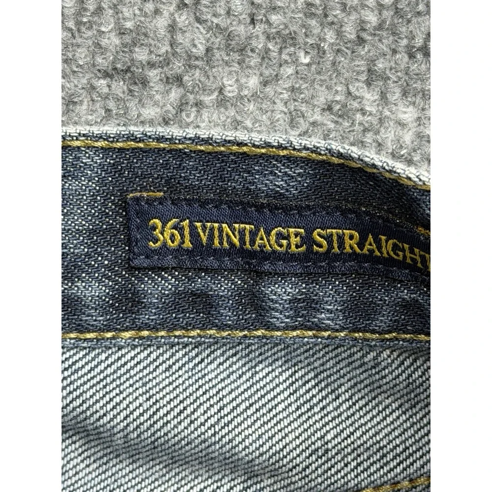 Lucky Brand Jeans Mens 30x32 Blue 361 Vintage Straight Leg Denim Dark Wash